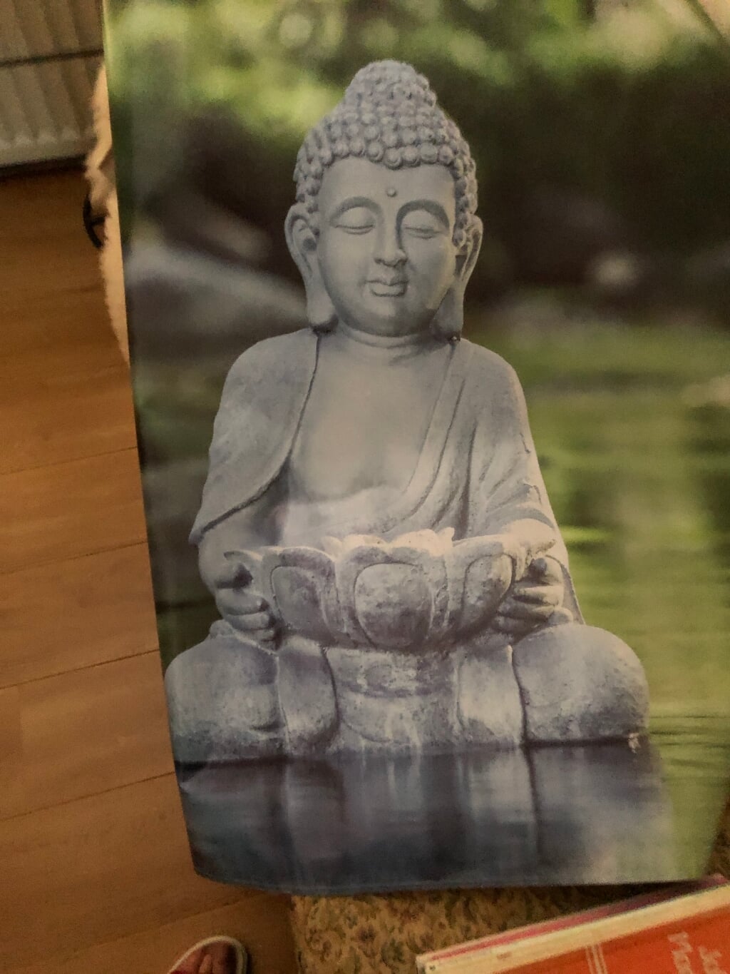 Tuinposter met Boeddha ( absoluut nieuw)