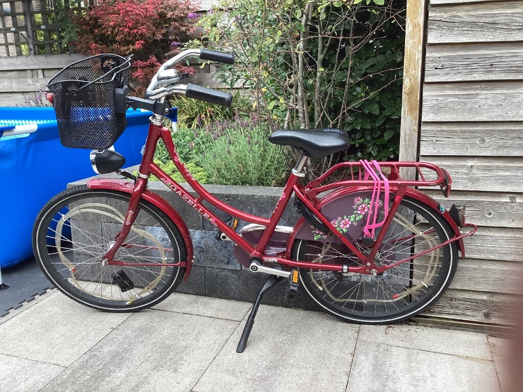 Rode meisjesfiets