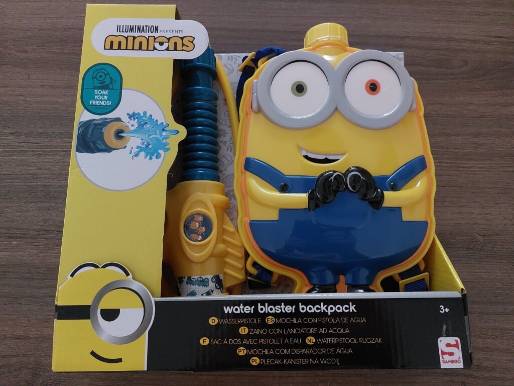 Waterpistool met Rugzaktank Minions
