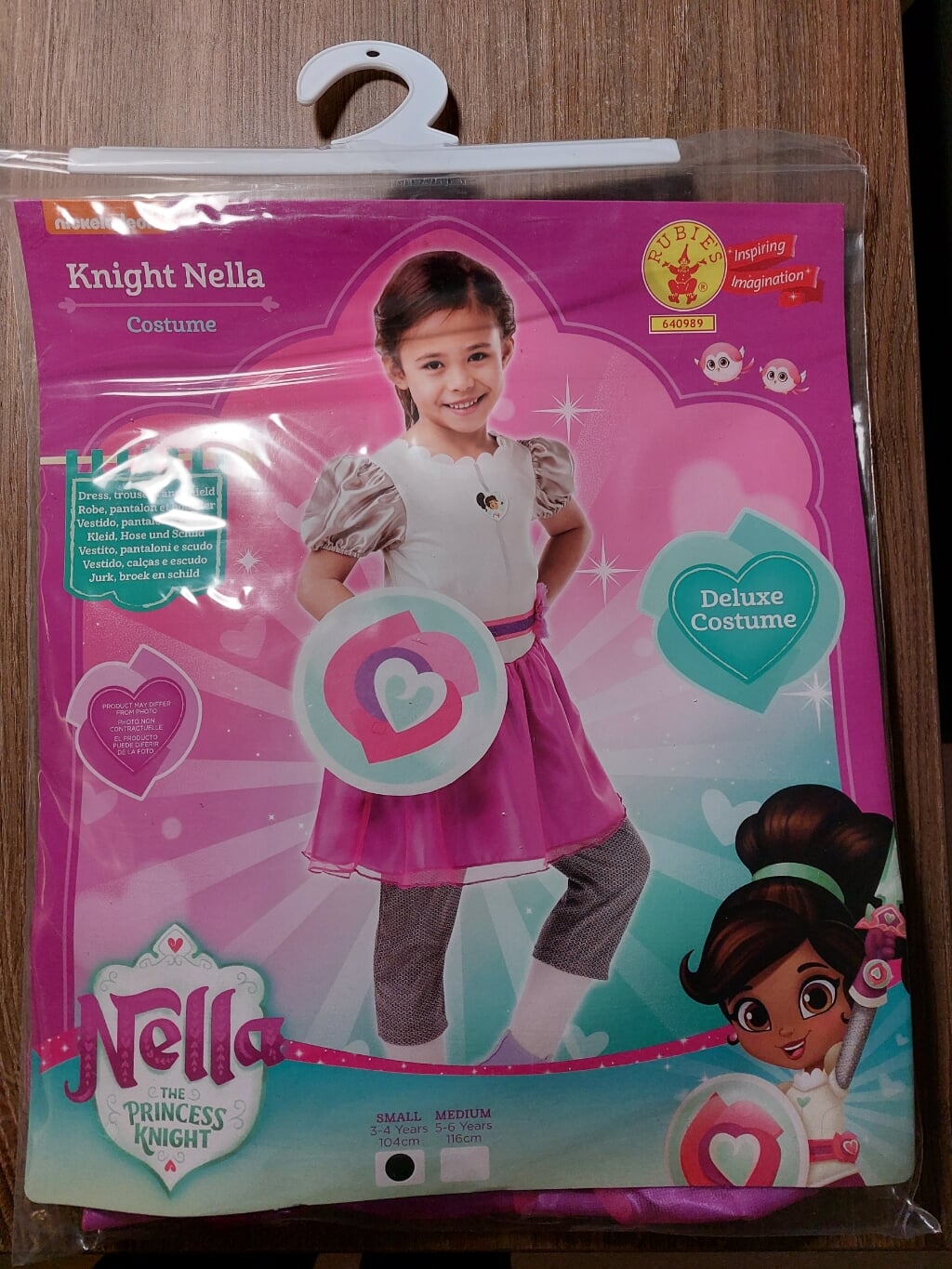 Ridder / prinsessenjuk Nella, 3-4 jaar, maat 104