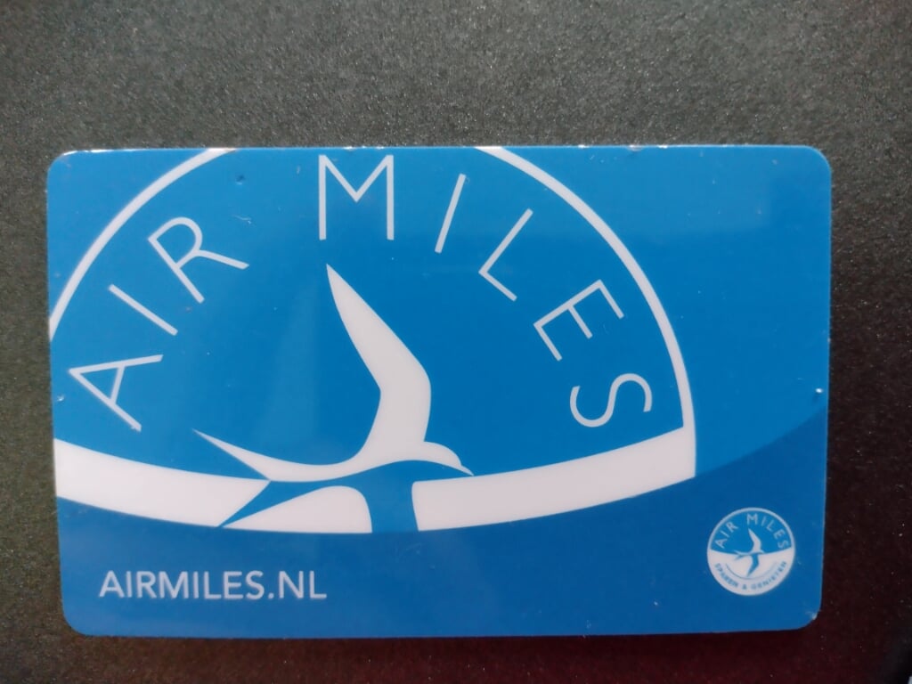 Gevonden Airmiles pas op Duikersloot