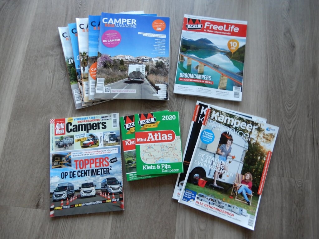 2020 Campinggids Klein&amp;Fijn kamperen +9 tijdschriften