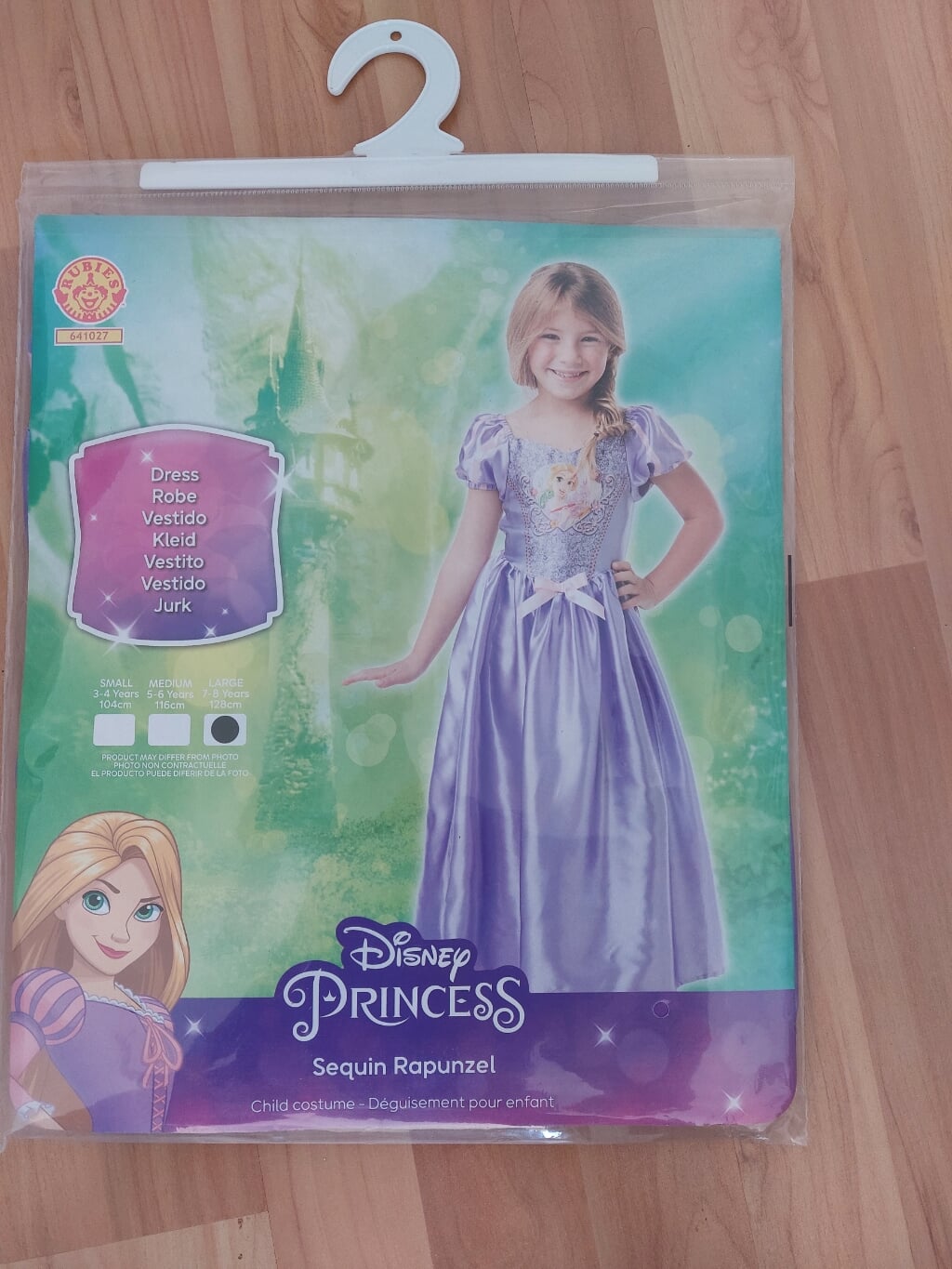 Rubies - Disney Rapunzel jurk - Maat 128