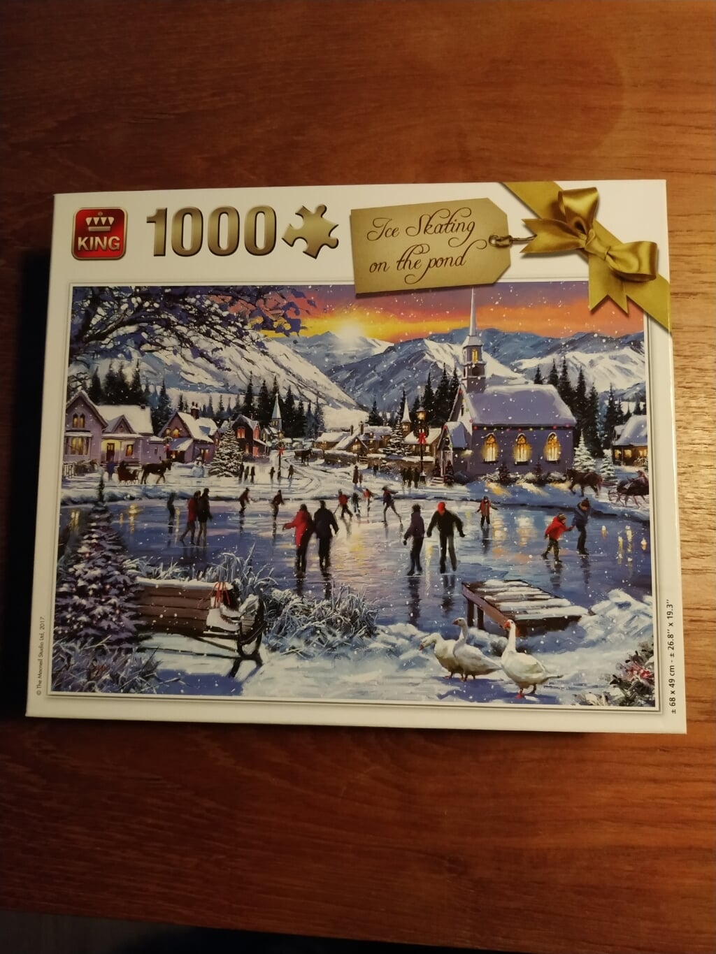 Puzzel van King, schaatsen 1000 stukjes