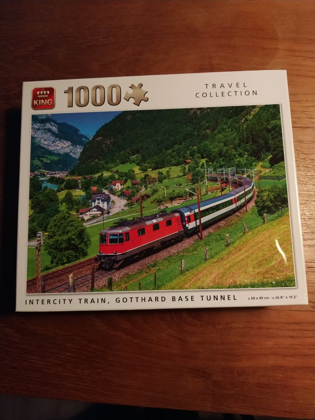 King Puzzel "Intercity Train, Gotthard Base Tunnel"