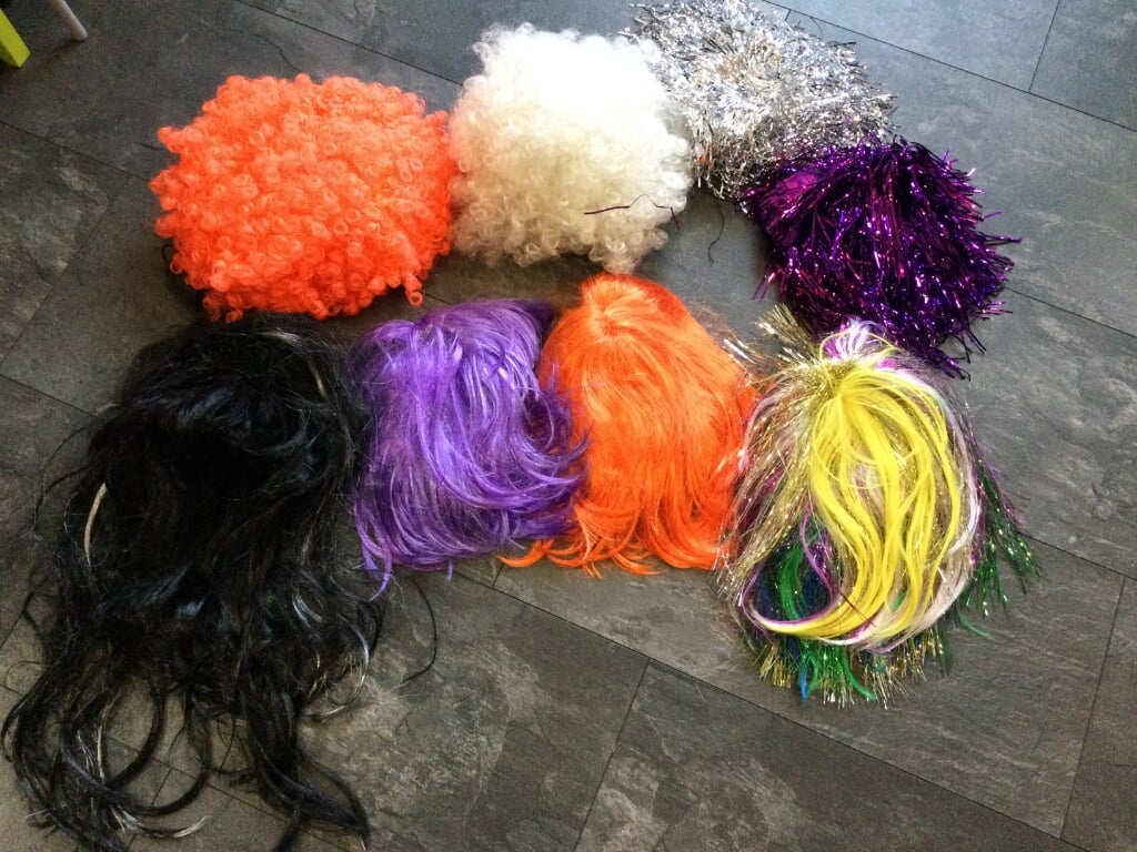 Pruiken voor carnaval