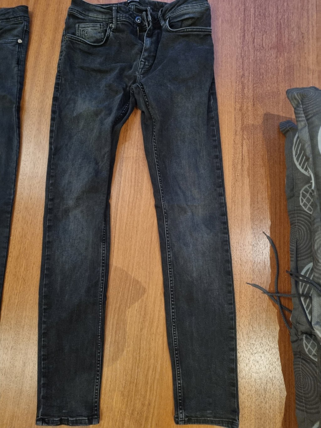 Zwarte spijkerbroek Refill mt 170