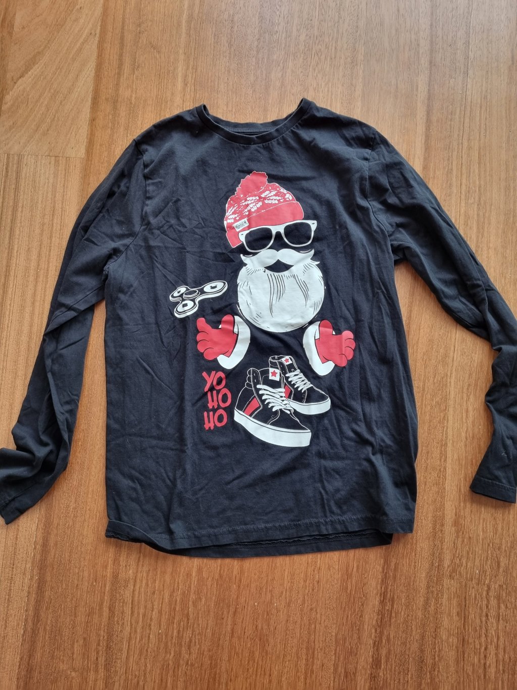 Kerst shirt jongens mt 170