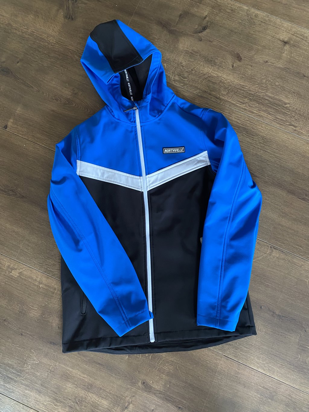 Leuke warme Soft Shell winterjas maat 176