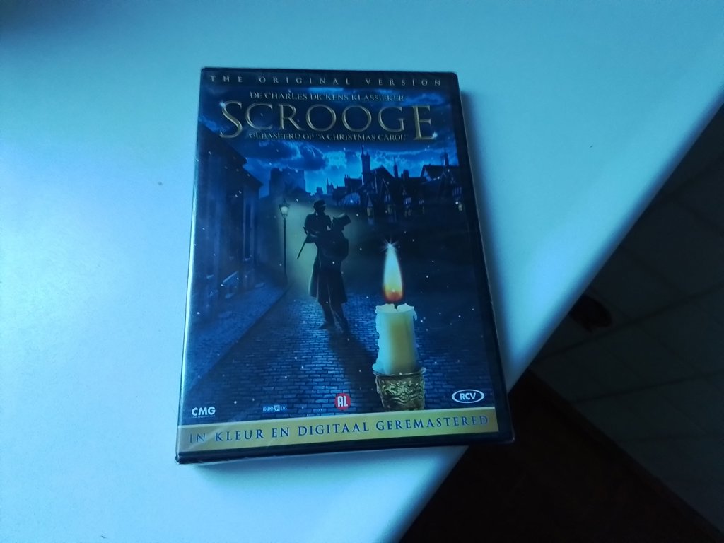 Kerst DVD //:Scrooge / nieuw geseald.