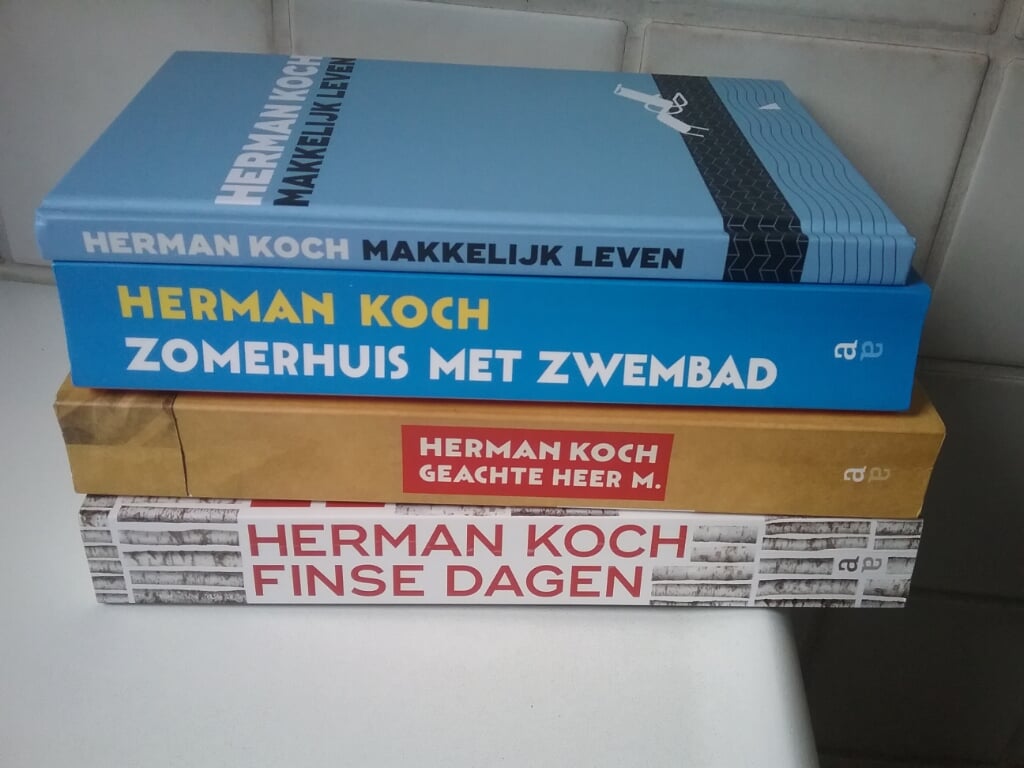 4  boeken van Herman Koch.