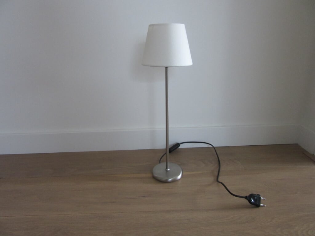 Schemerlampje met kapje kleur offwhite/ecru