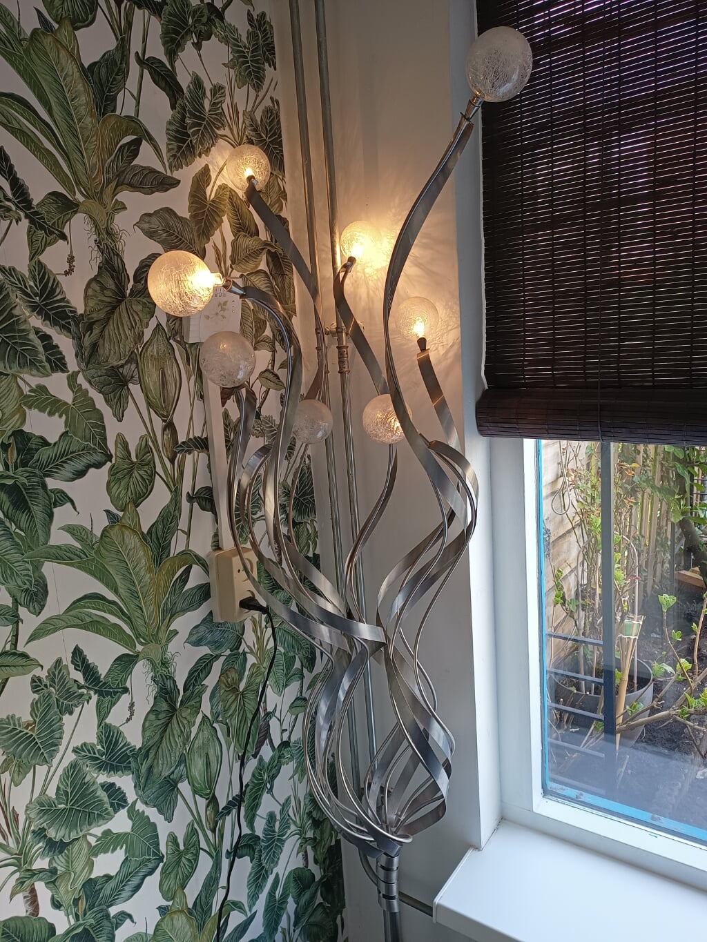 Mooie vloerlamp en bijbehorende tafellamp
