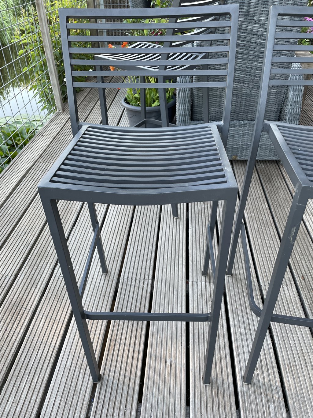 Te koop 4 buiten barkrukken