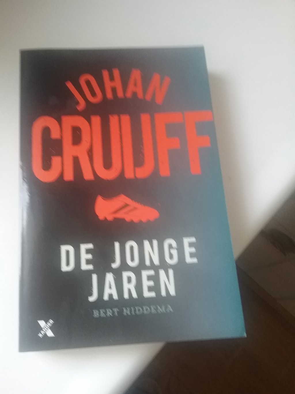 Boek Johan Crijff //  De Jonge Jaren // nieuw.