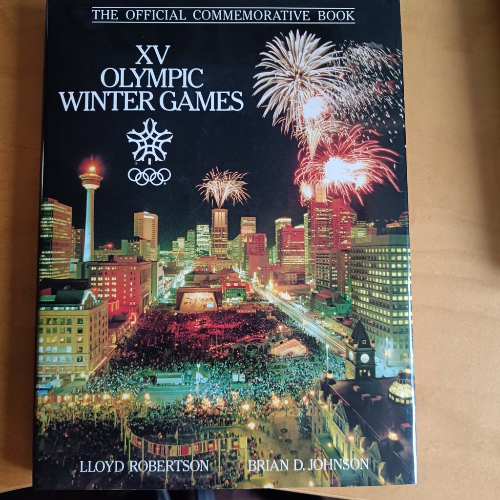 (Foto)Boek over de Olympische Winterspelen  van 1988 in Calgary