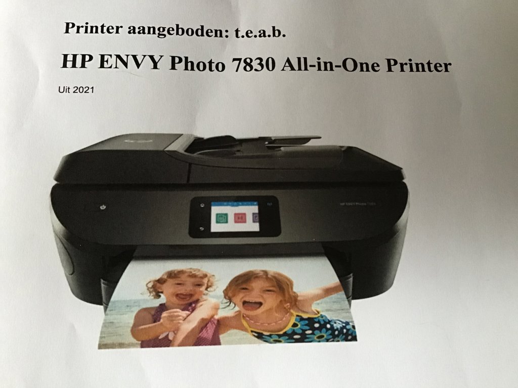 All-in-one HP printer