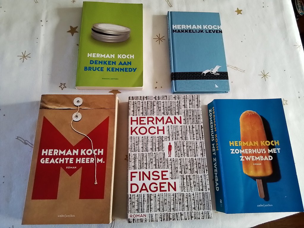 5  x Herman Koch.