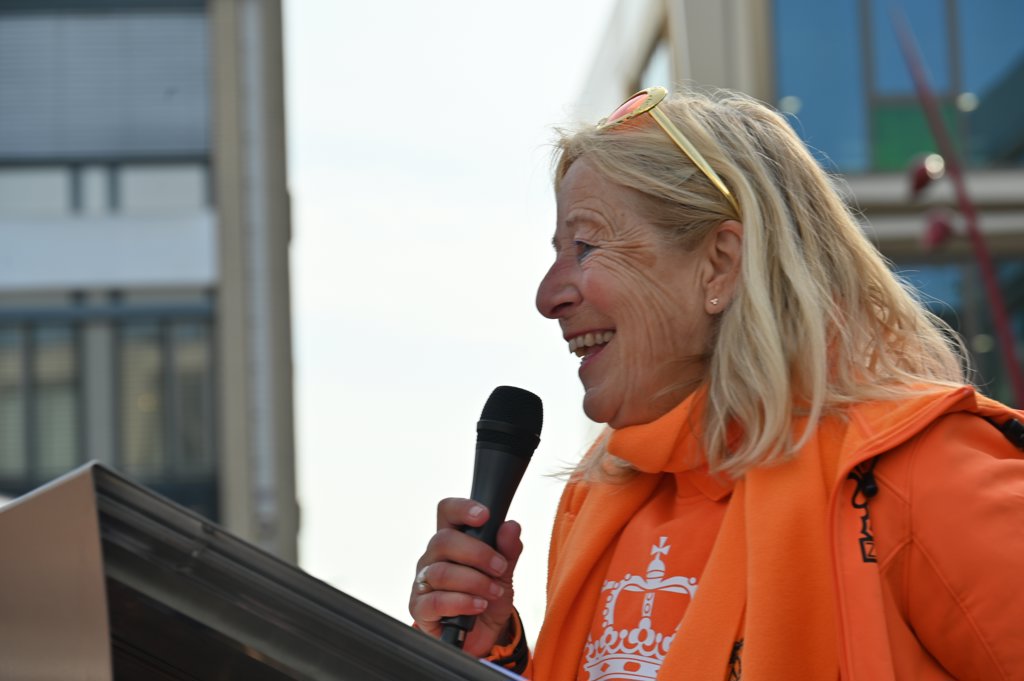 Voorzitter Marijke du Burck (foto: Gerard van Warmerdam).