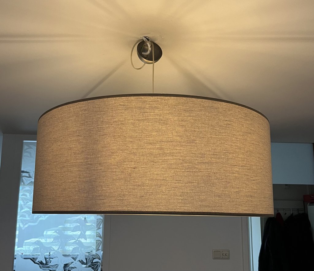 Hanglamp 80 cm diameter ecru