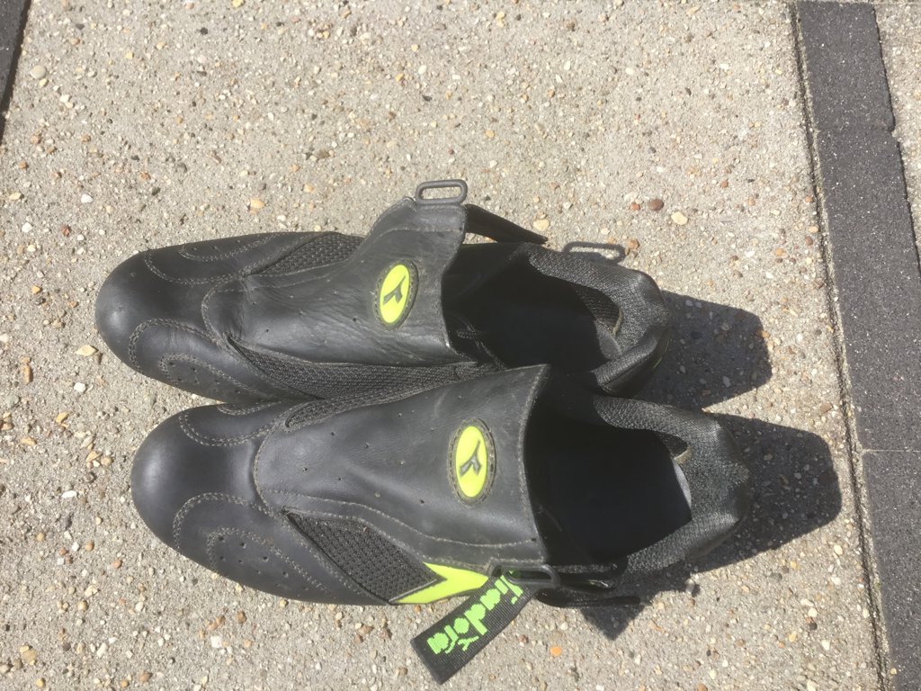 Schoenen voor racefiets, maat 43, kleur zwart