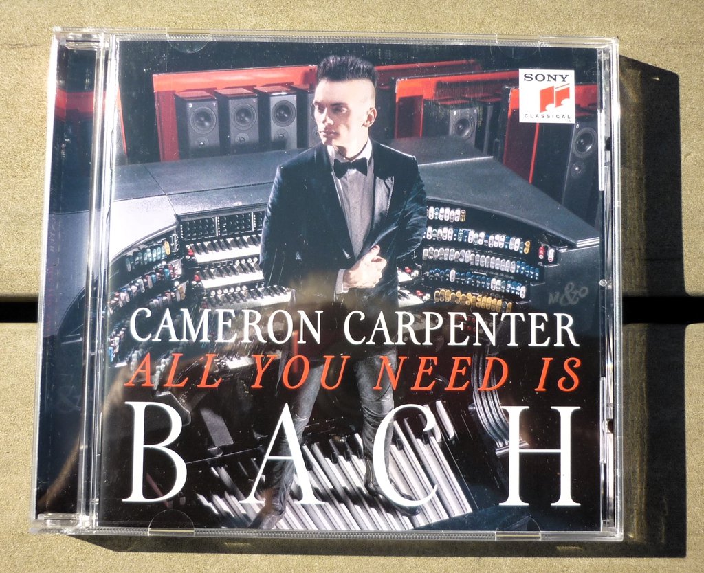 CD Cameron Carpenter All you need is Bach, orgel