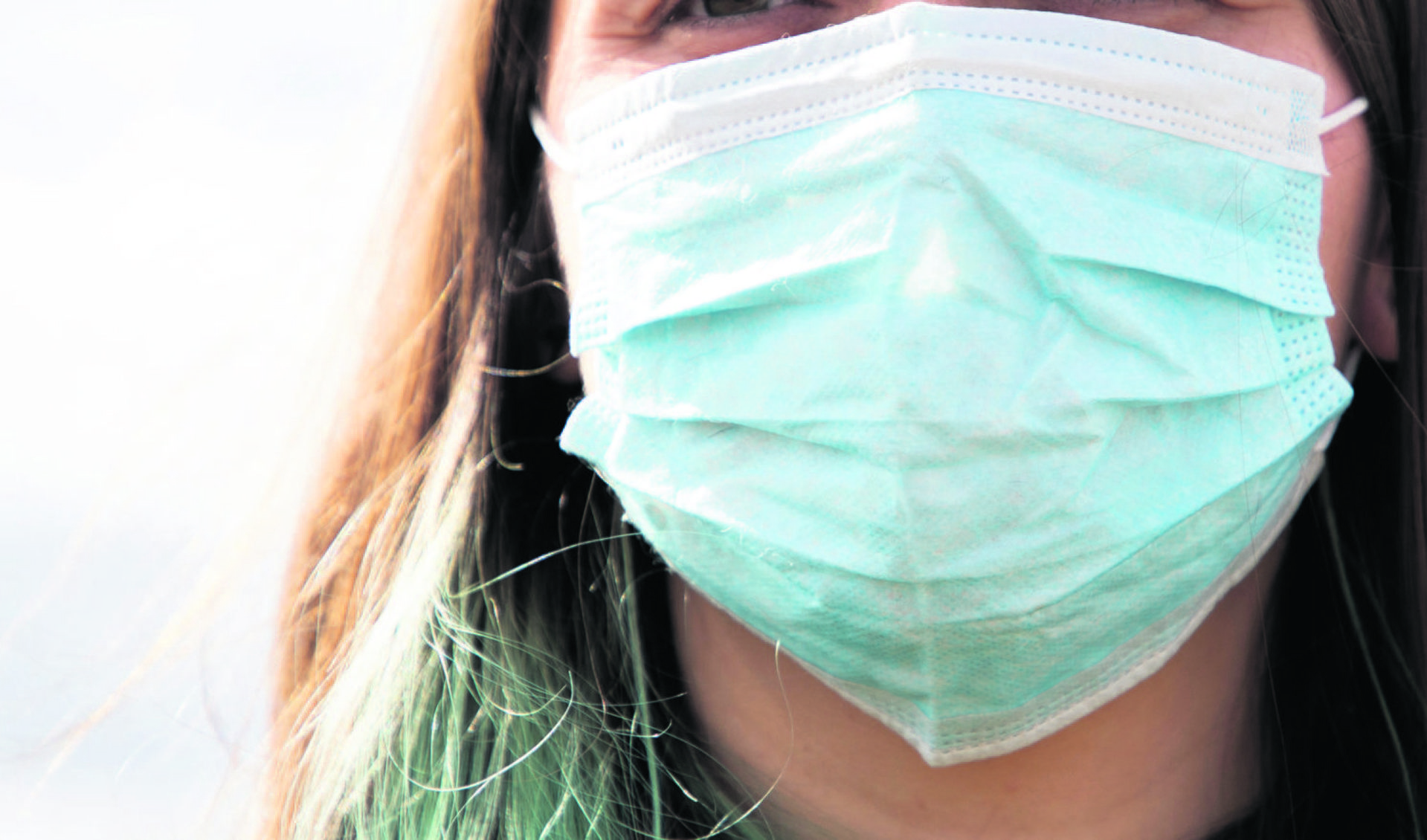 coronavirus global fight -woman wearing surgical mask