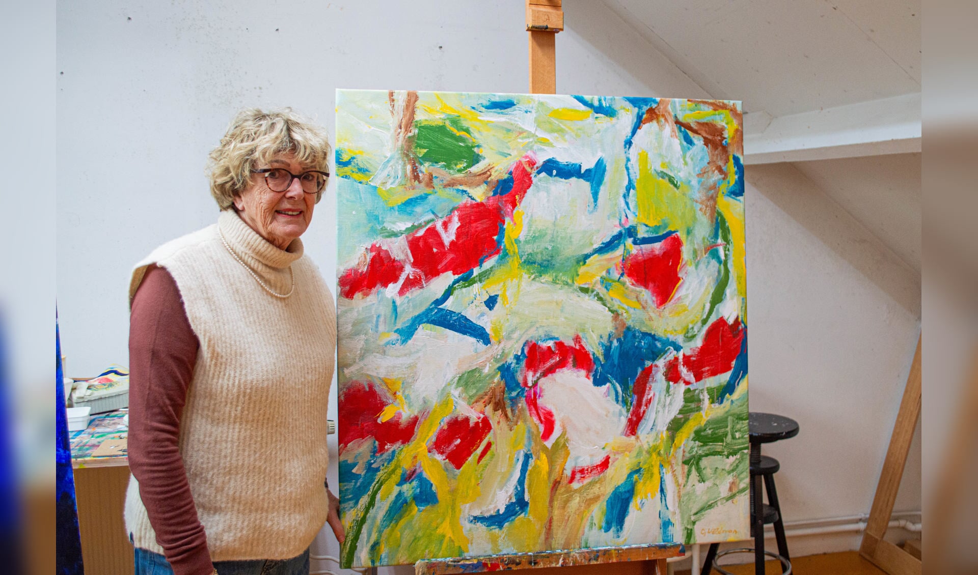 Gerda Veldman: als ik aan het schilderen ben, ben ik even helemaal weg