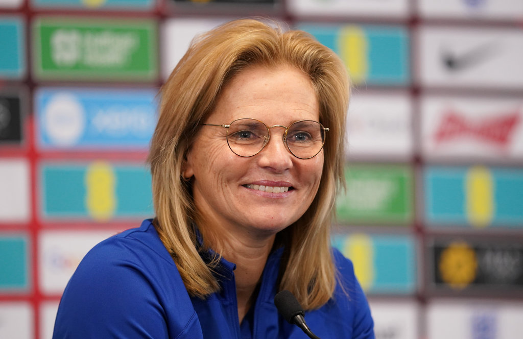 File photo dated 13-02-2024 of England manager Sarina Wiegman. Women?s Super League and Championship players will benefit from access to designated female health representatives as part of a new initiative heralded by England boss Sarina Wiegman. Issue date: Monday February 26, 2024.