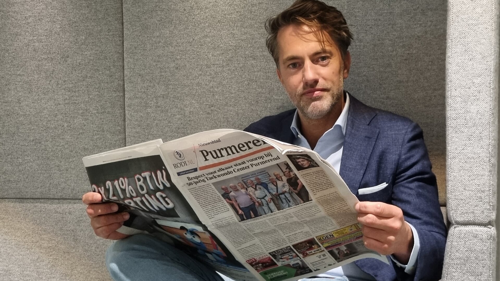 VVD-Kamerlid Pim van Strien maakt zich sterk voor een gelijkwaardige versterking van de lokale nieuwssector.