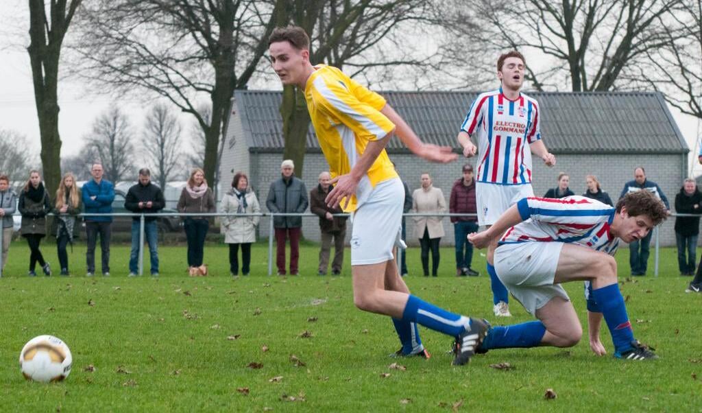 SVOC'01 werd zondagmiddag afgetroefd door RKDSO. Foto: Lote Kamphuis. 