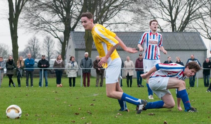 SVOC'01 werd zondagmiddag afgetroefd door RKDSO. Foto: Lote Kamphuis.