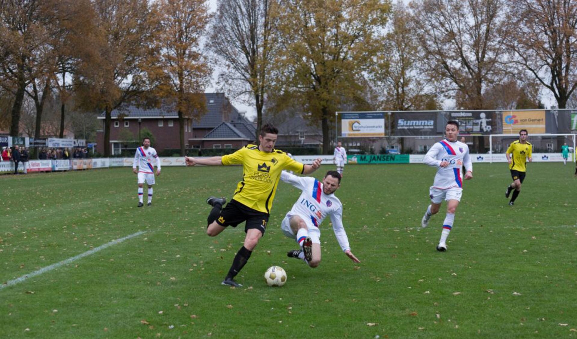 SSS'18 won zondag in eigen huis verdiend van Sporting Heerlen. Foto: Albert Hendriks.