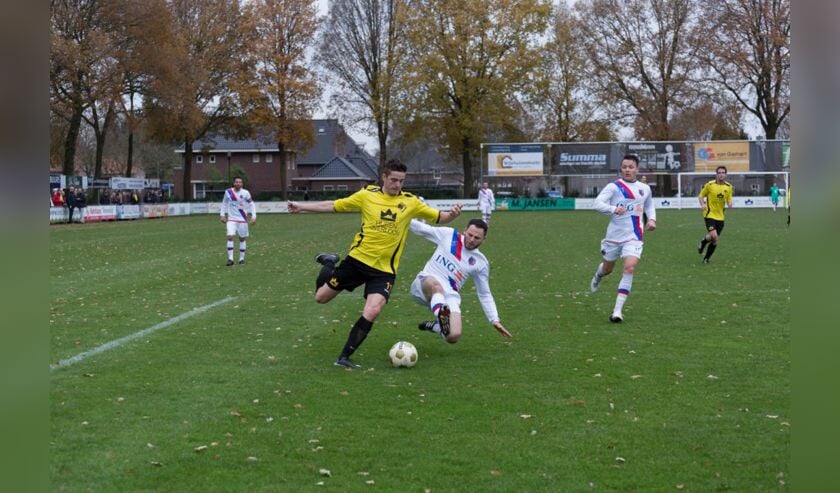 SSS'18 won zondag in eigen huis verdiend van Sporting Heerlen. Foto: Albert Hendriks.