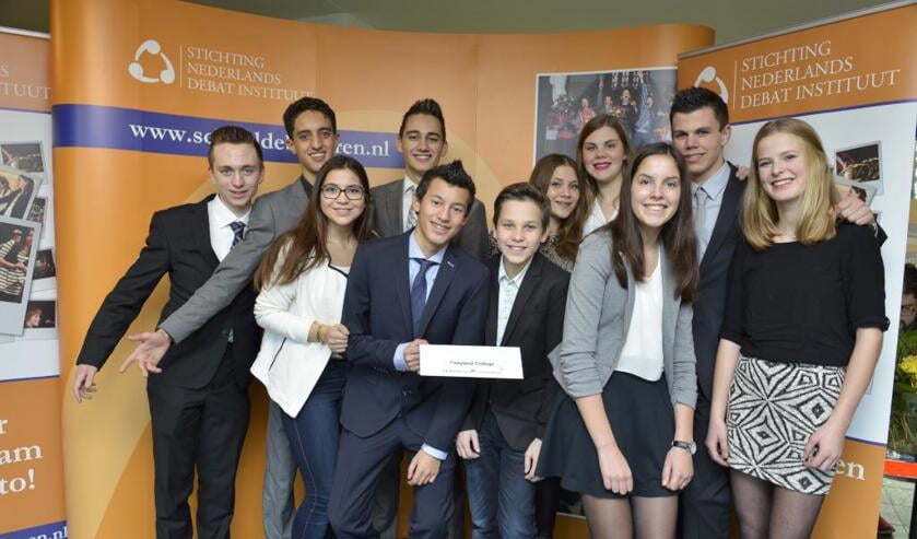 Het team van het Raayland College.