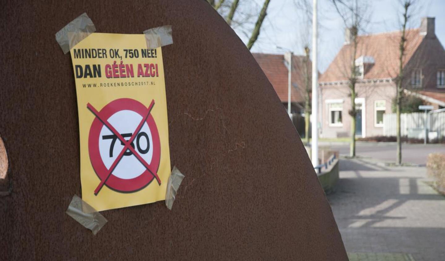 66 procent van de inwoners van Blitterswijck is voor een azc met minder asielzoekers of voor een kortere periode. Foto: Lotte Kamphuis