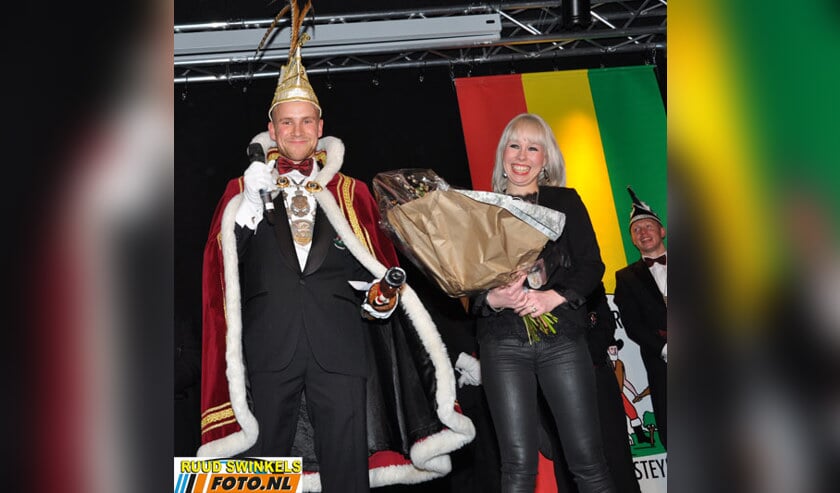 Prins Bart II en zijn prinses Nicole. Foto: Ruud Swinkels.