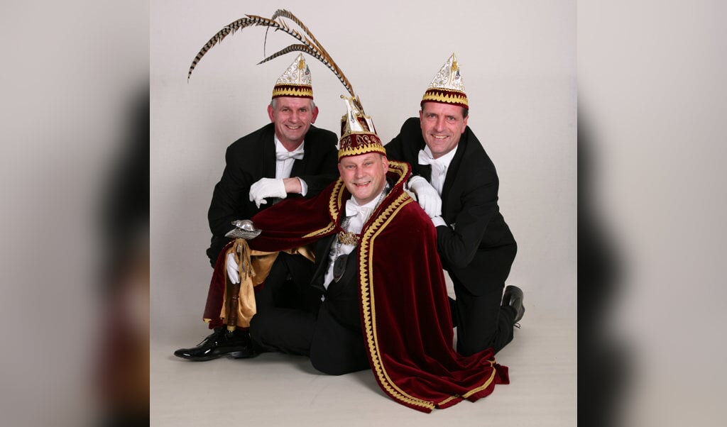 Het prinselijk trio van De Keavers.  Foto: Marieta Fotografie. 