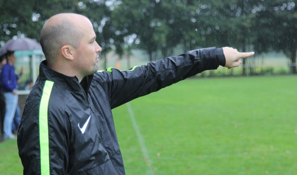 Bjorn Poels blijft trainer van SV United. Foto: archief Peel en Maas.
