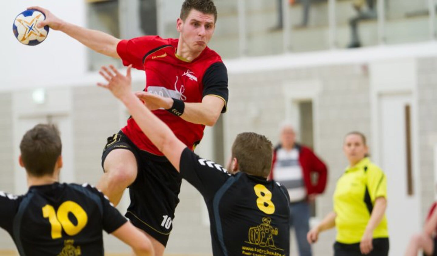 Martijn Schütte was zaterdag de beste speler aan de zijde van Manual. Foto: archief Peel en Maas.