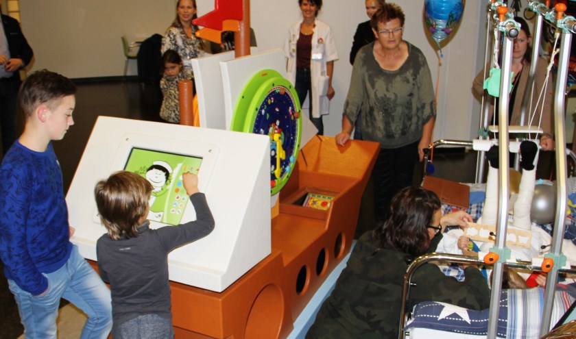 Het schip viel direct in de smaak bij de kinderen.
