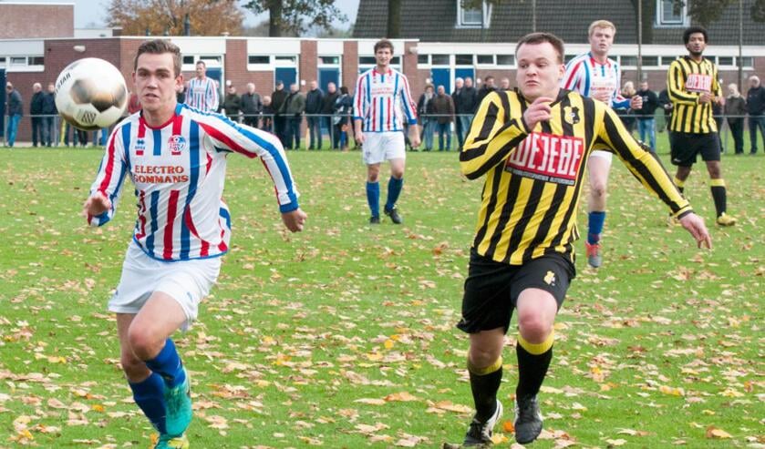 SVOC'01 was zondagmiddag te sterk voor BVV'27: 2-3. Foto: Lotte Kamphuis.