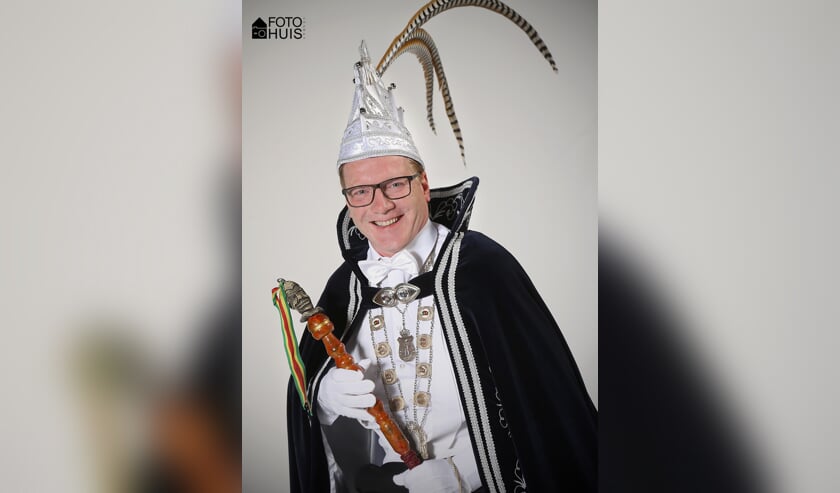 Prins René Duijkers van de Schânseknuppels in Castenray. Foto: Fotohuis Venray.