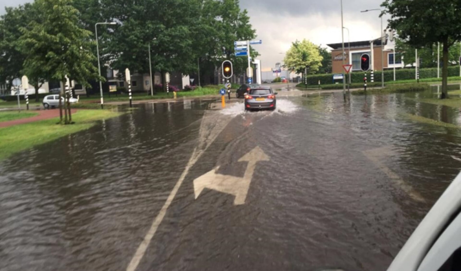 Wateroverlast in Venray. Foto: Archief Peel en Maas.