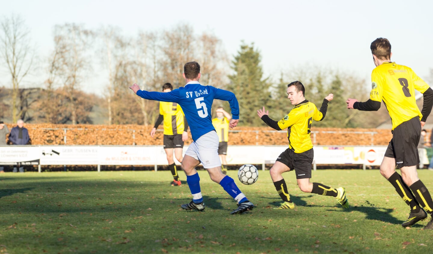 Merselo verpletterde SV United in eigen huis met 5-0. Foto: Simone Swinkels.