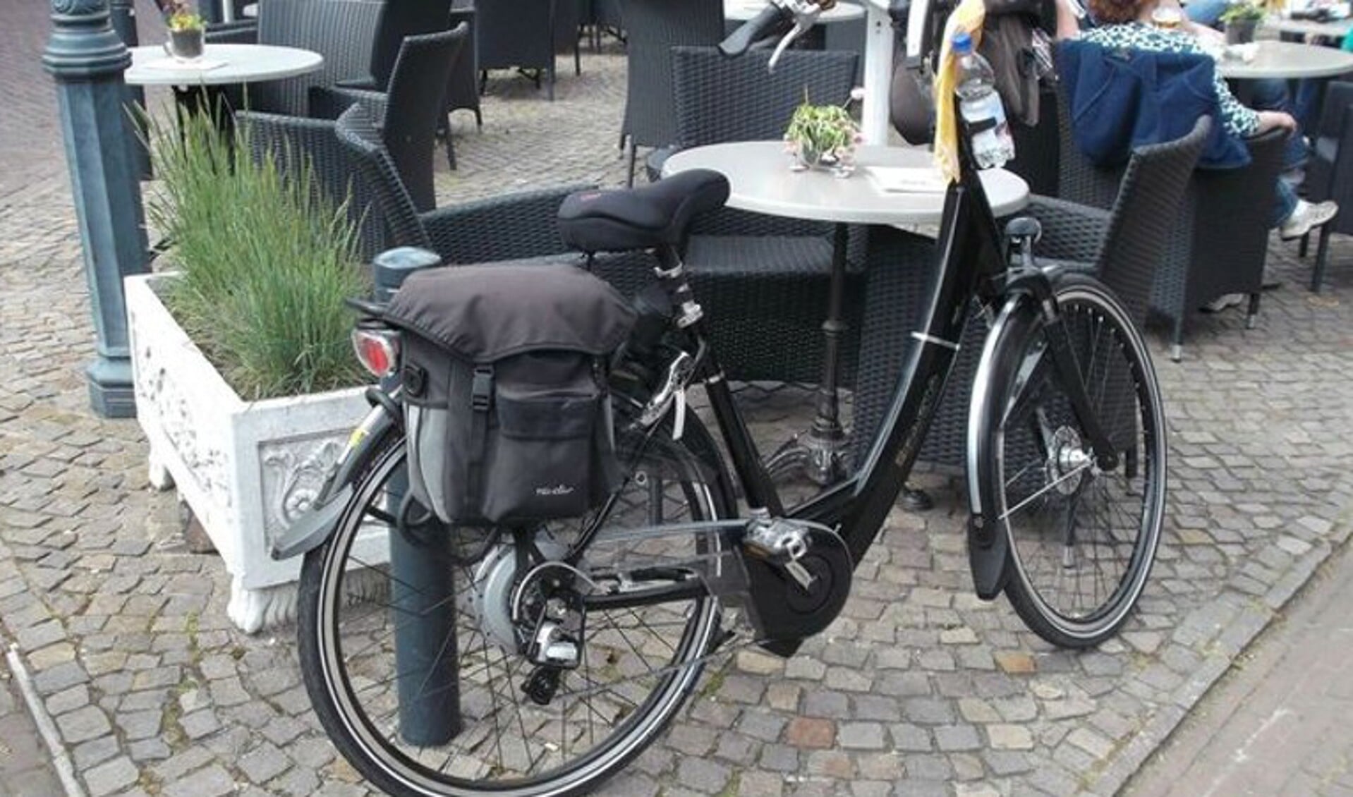 De fiets van de vermiste Herman Philipsen. Foto: politie.
