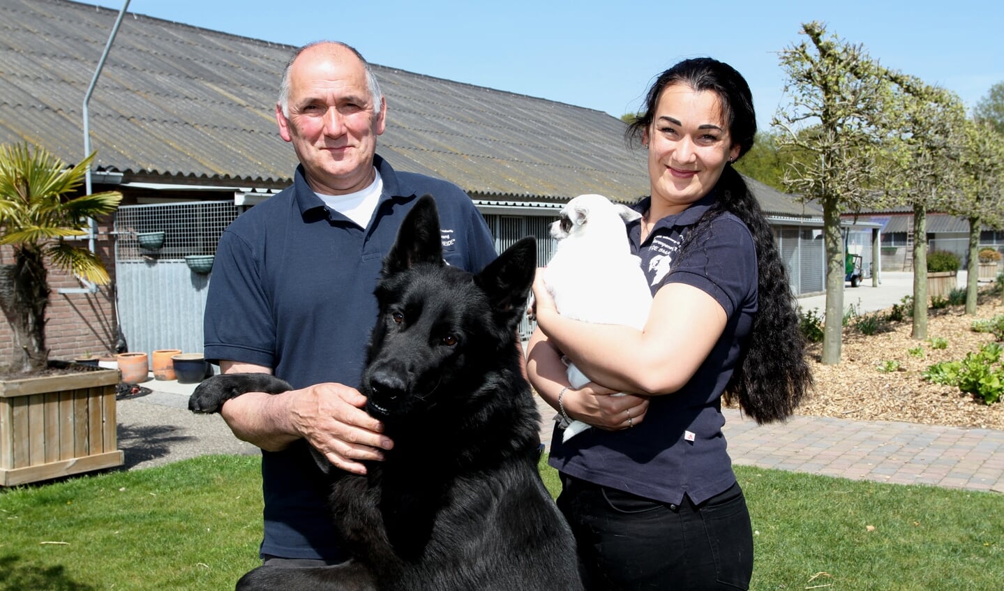 Coen Goumans en dochter Esther van Op de Smakterheide. Foto: Henk Lammen.