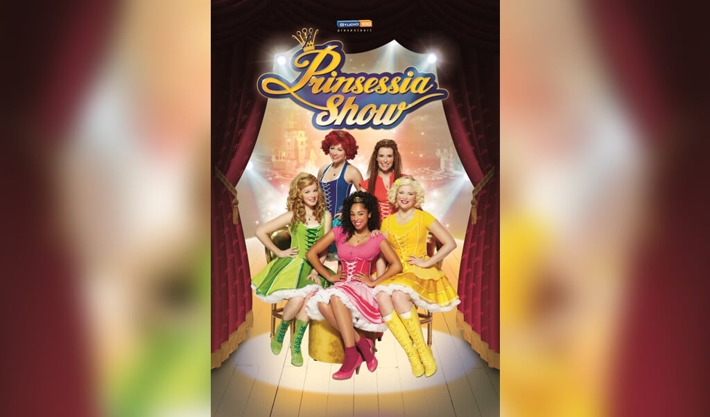 Roos, Linde, Iris, Madeliefje en Violet van populaire tv-serie Prinsessia.