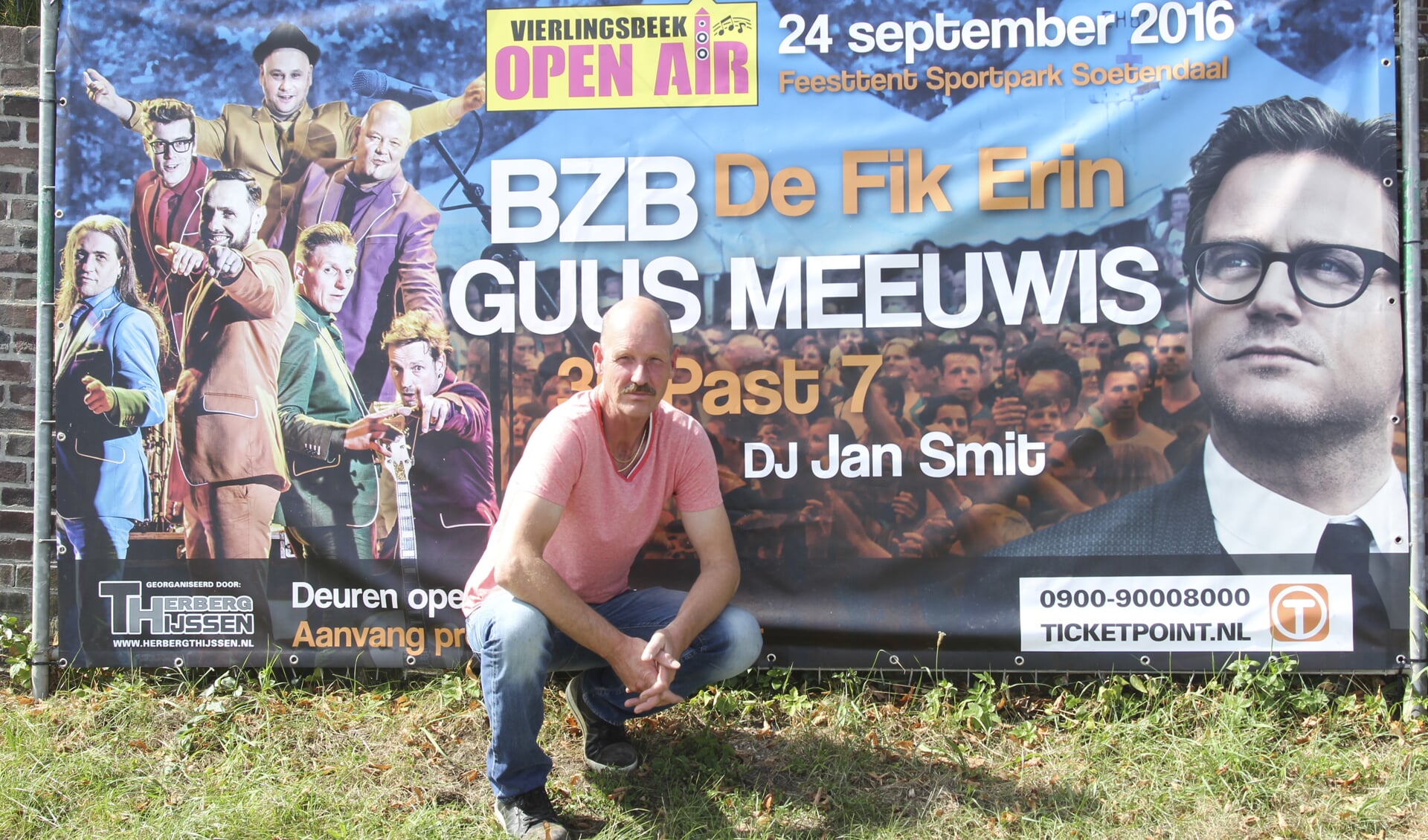 Maarten Hermans hoopt vele muziekliefhebbers in Vierlingsbeek te kunnen begroeten. Foto: Simone Swinkels. 