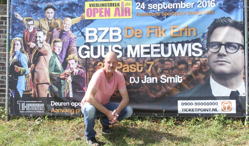 Maarten Hermans hoopt vele muziekliefhebbers in Vierlingsbeek te kunnen begroeten. Foto: Simone Swinkels.